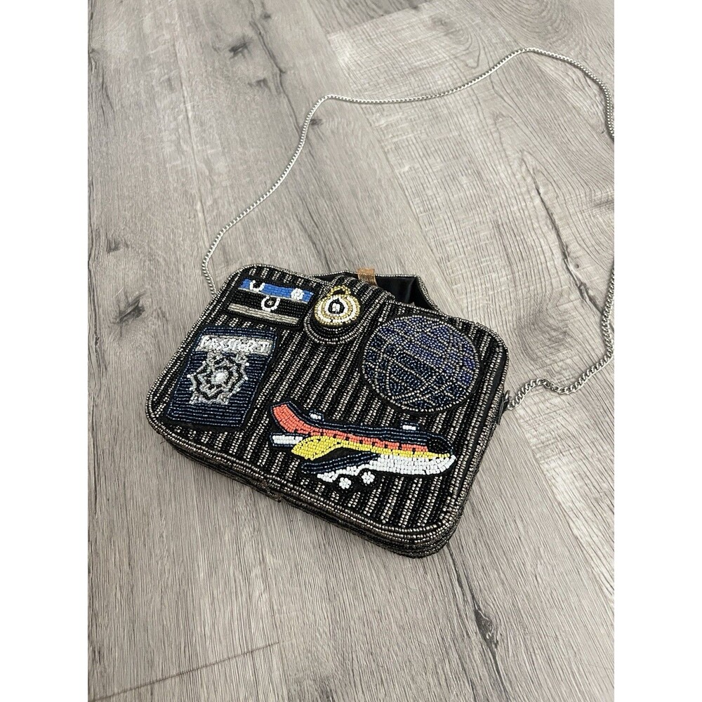 New Release Viral “Mile High” Plane Passport Beaded Bag Purse From India To You